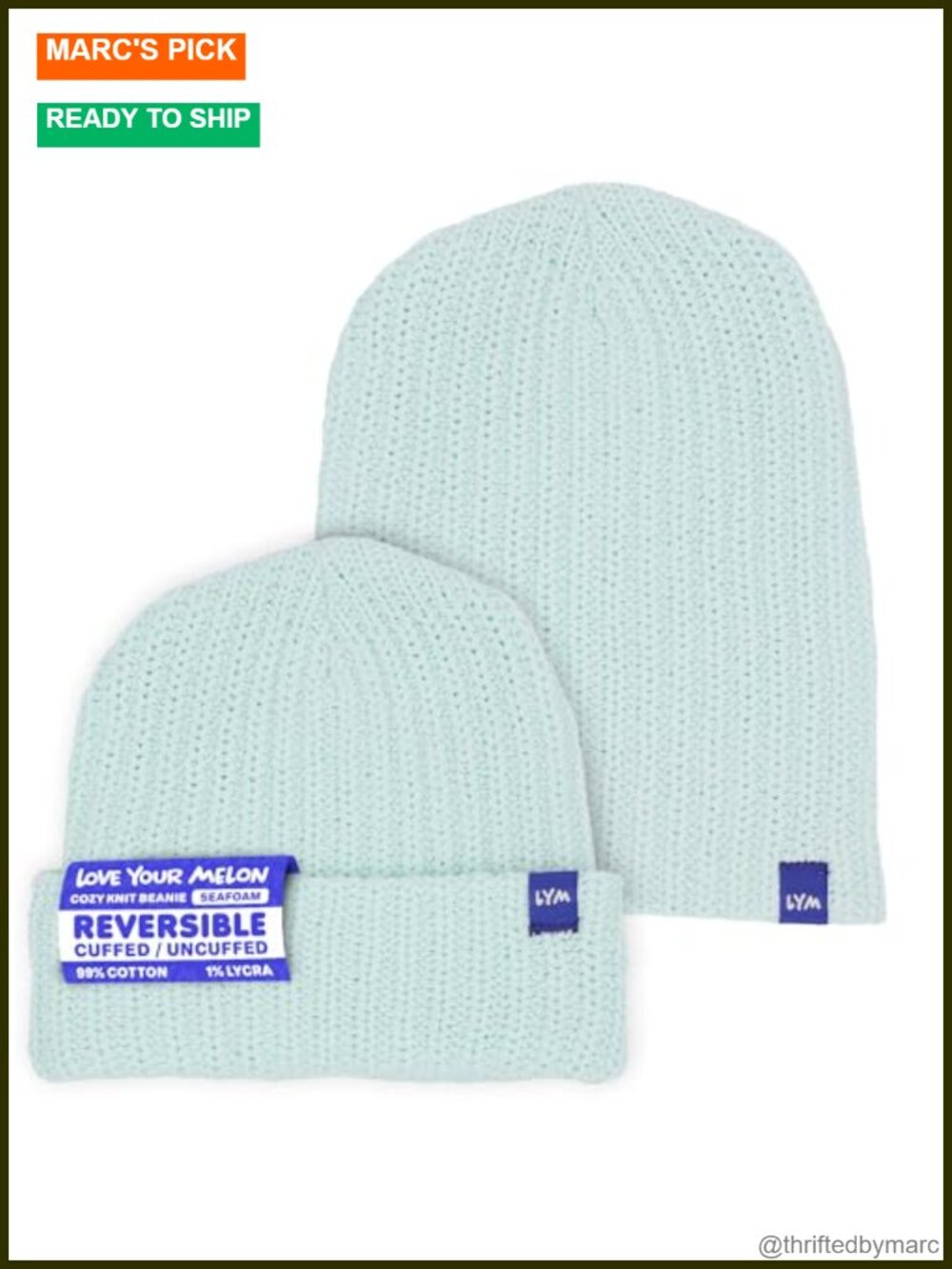 Soft Cotton Knit Beanie Hat, Breathable Lightweight Unisex Beanie